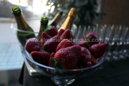 Cava con fresas - El Brunch de las once